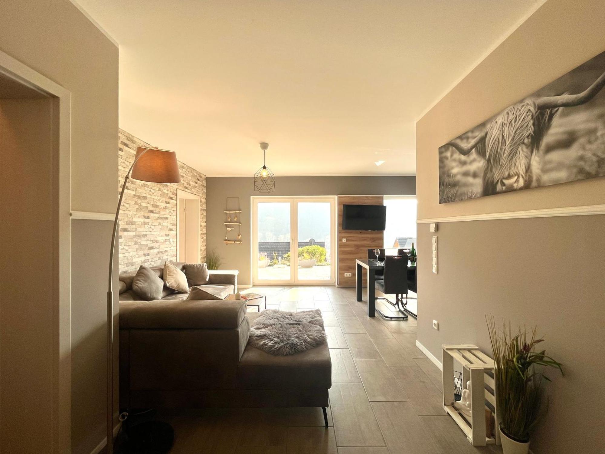 Ferienwohnung Sonnenterrasse, 1-4 Personen, 2 Schlafzimmer, Grosse Terrasse Müden المظهر الخارجي الصورة